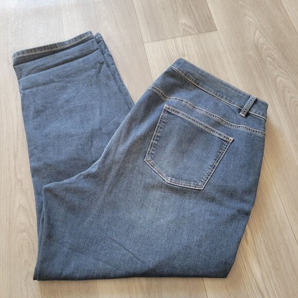 Talbots Womens Simply Flattering 5-Pocket Jeans 20W Blue Denim - Picture 1 of 4
